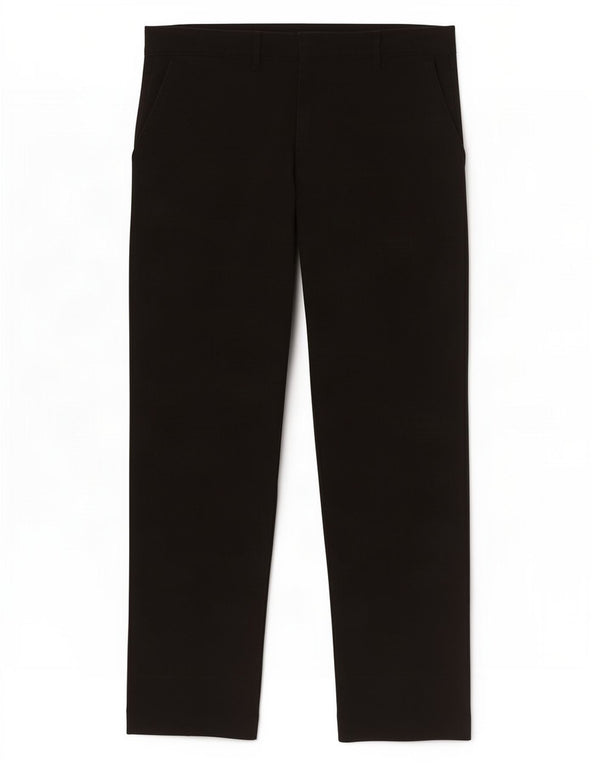 Marks & Spencer Boys Straight Chino Trousers 14-15 Years W32 L28 Black