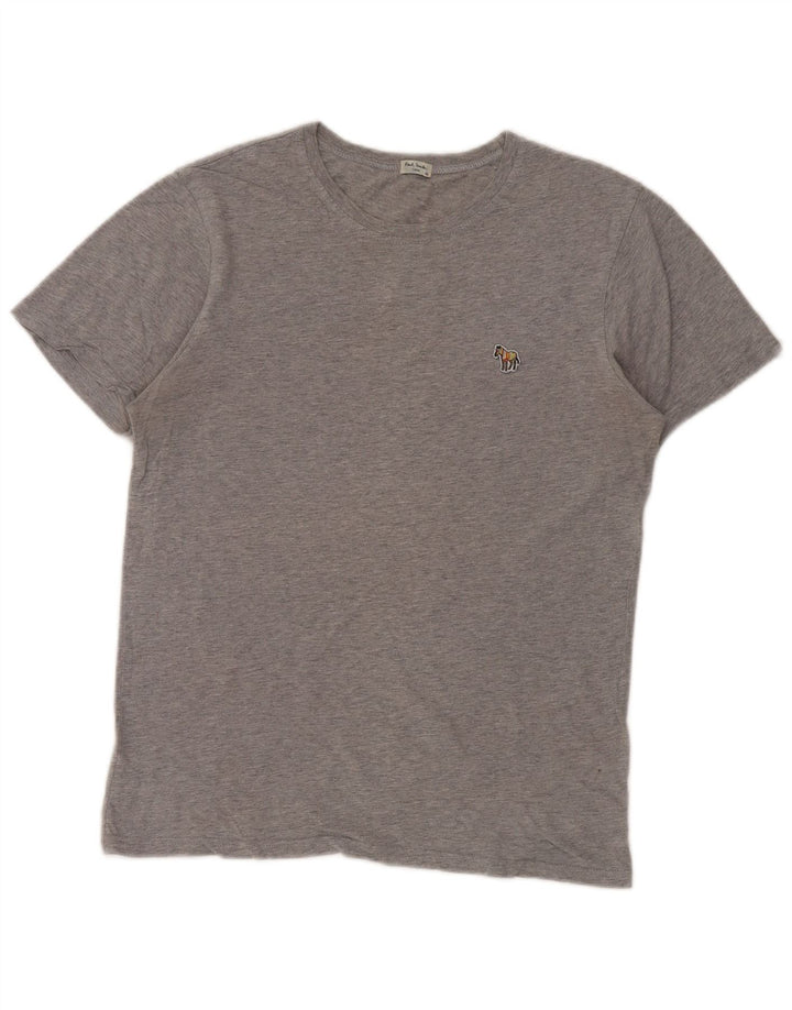 Paul Smith Mens T-Shirt Top Medium Grey Cotton