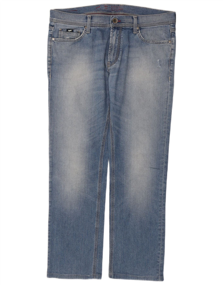 GAS Mens Norton Straight Jeans W34 L30 Blue Cotton