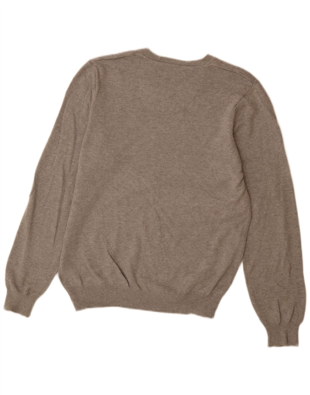 Marks & Spencer Mens Blue Harbour V-Neck Jumper Sweater Small Grey Flecked
