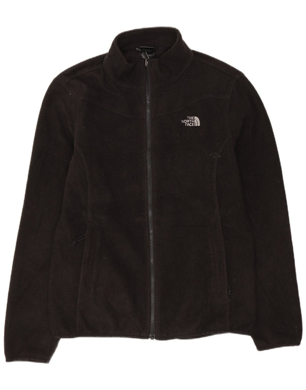 The North Face Womens Fleece Jacket UK 16 Large Black Polyester