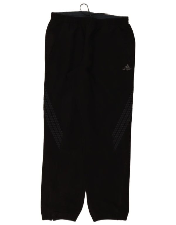 Adidas Mens Climalite Tracksuit Trousers Joggers Medium Black Polyester