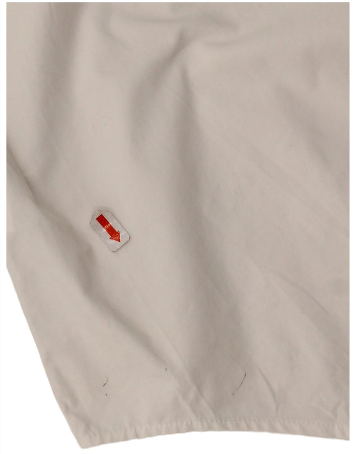 Timberland Mens Short Sleeve Shirt Medium White Cotton