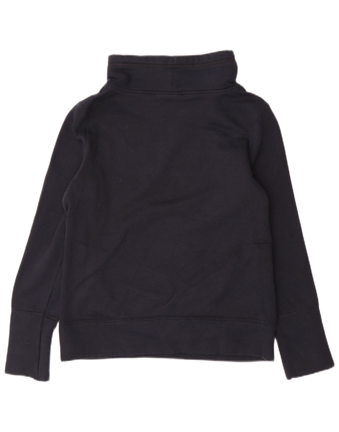 PUMA Womens Graphic Sweatshirt Jumper UK 12 Medium Navy Blue