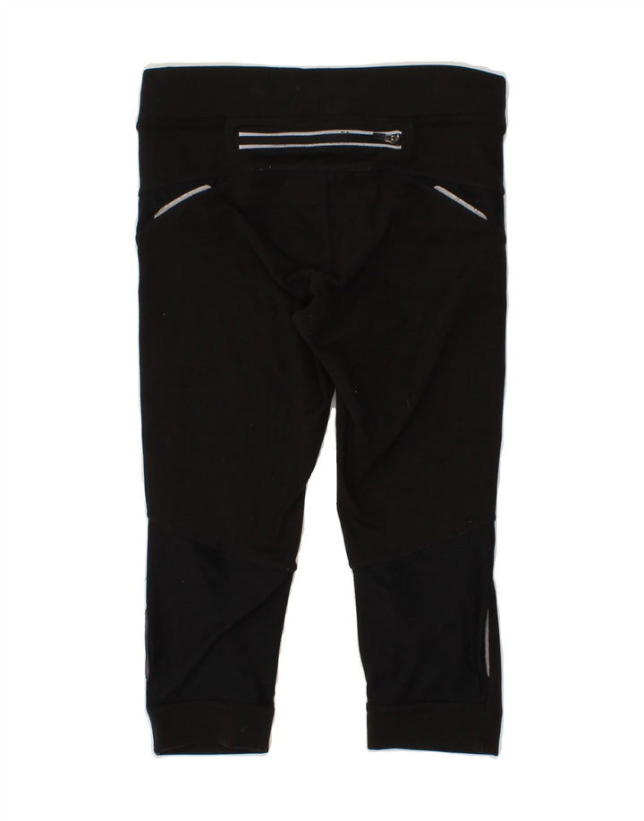 ATHLETA Womens Capri Leggings UK 2 2XS Black Polyester Vintage Athleta and Second-Hand Athleta from Messina Hembry 