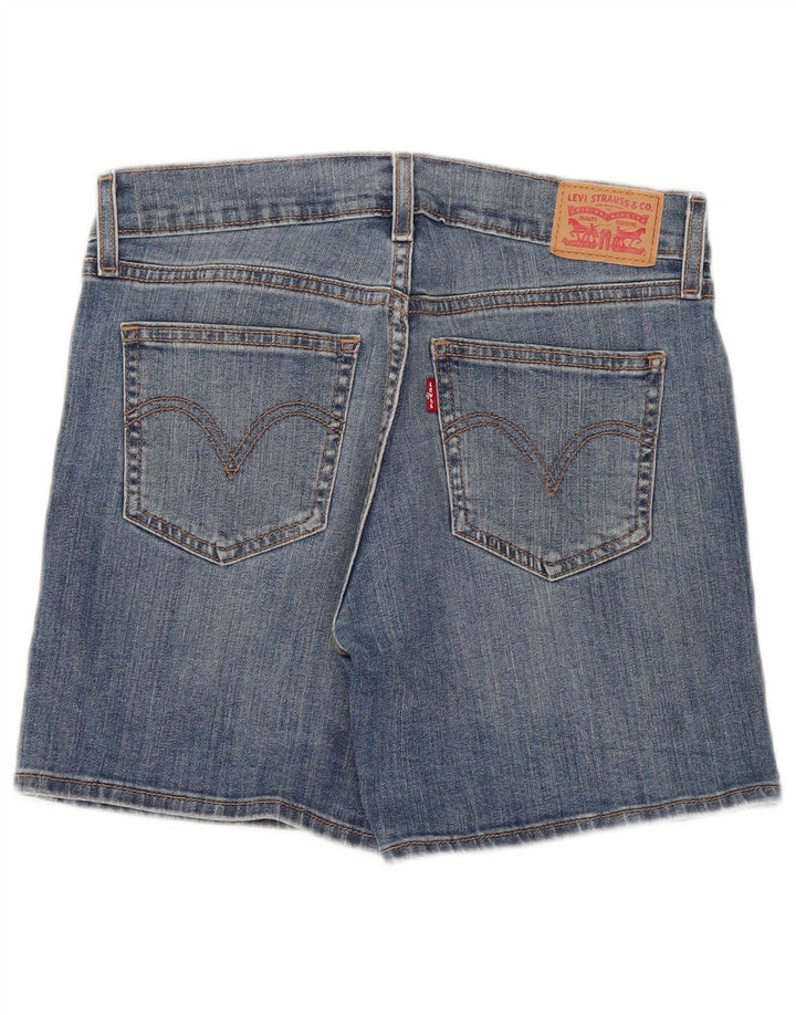 Levi's Womens Denim Shorts W27 Small Blue Cotton