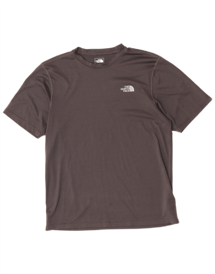The North Face Mens T-Shirt Top Small Grey Polyester