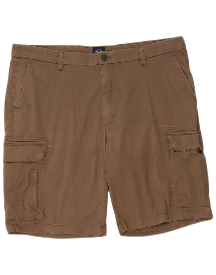 DOCKERS Mens Cargo Shorts W38 XL Khaki Cotton