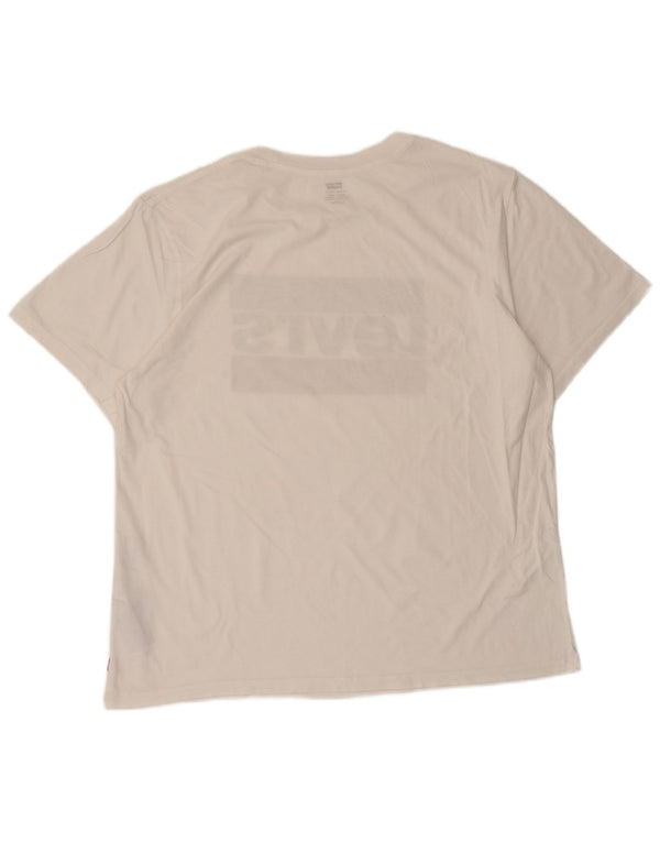 Levi's Mens Graphic T-Shirt Top XL White Cotton