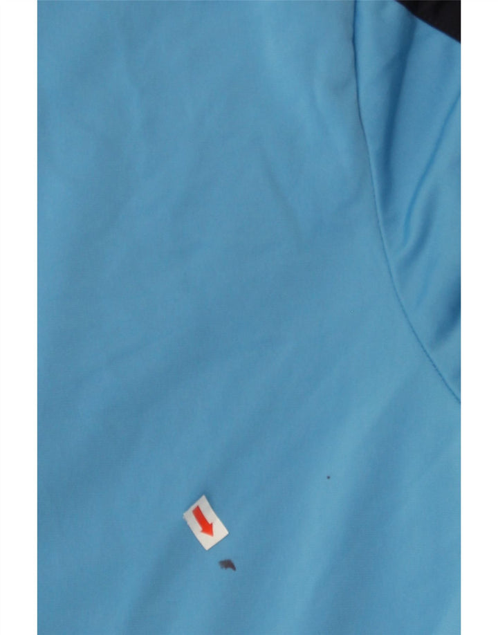 PUMA Boys Tracksuit Top Jacket 13-14 Years XL Blue Colourblock Polyester Vintage Puma and Second-Hand Puma from Messina Hembry 