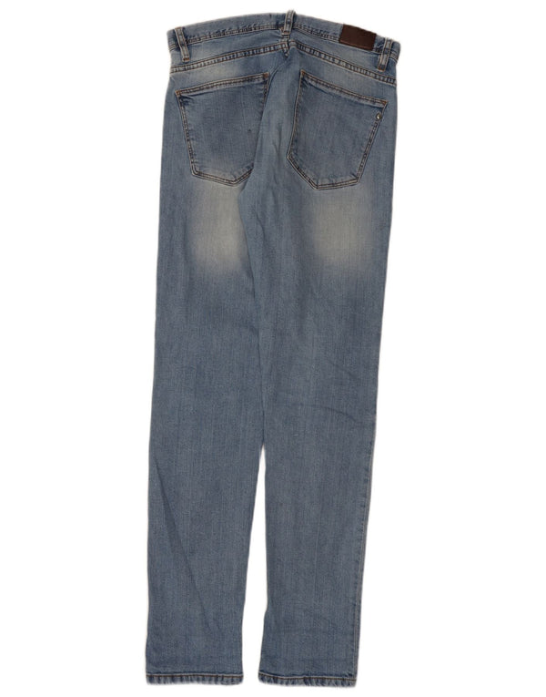 Zara Mens Slim Jeans EU 38 Small W30 L32 Blue