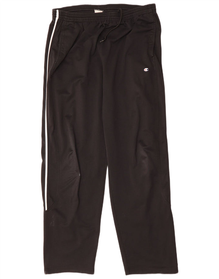 CHAMPION Mens Tracksuit Trousers XL  Black Polyester