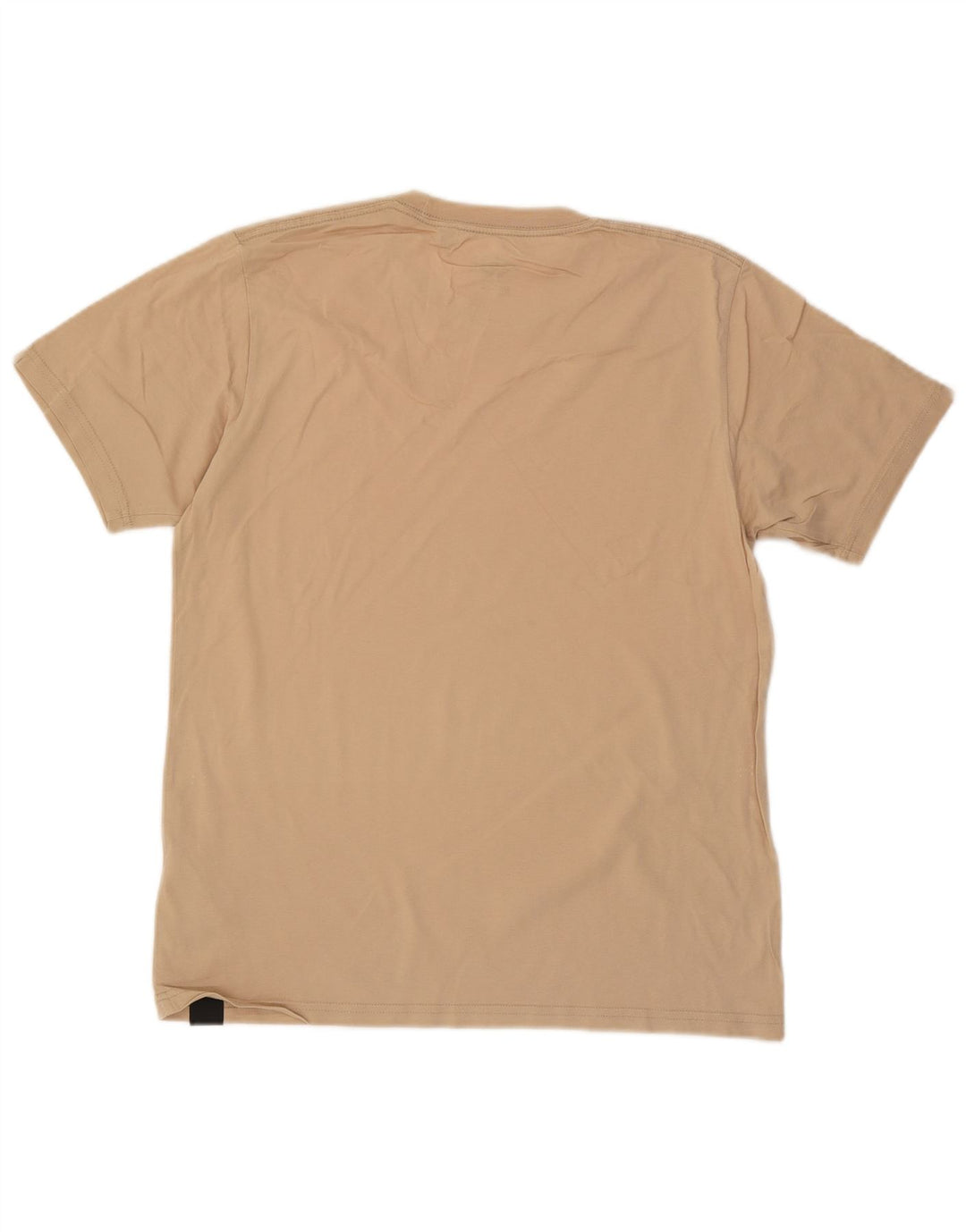 Dickies Mens T-Shirt Top Medium Beige Cotton