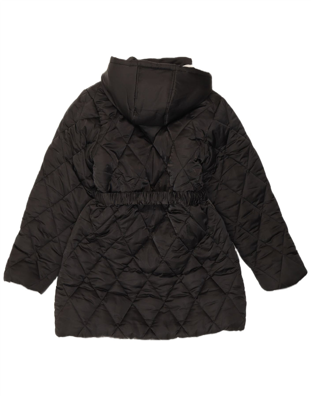 U.S. Polo Assn. Girls Hooded Padded Jacket 15-16 Years Black Polyester