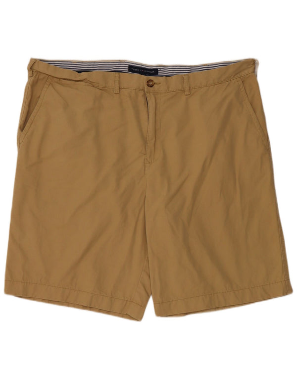 Tommy Hilfiger Mens Chino Shorts W42 2XL Beige Cotton
