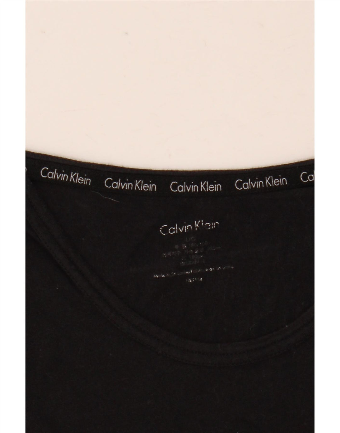 Calvin Klein Mens Graphic T-Shirt Top Large Black