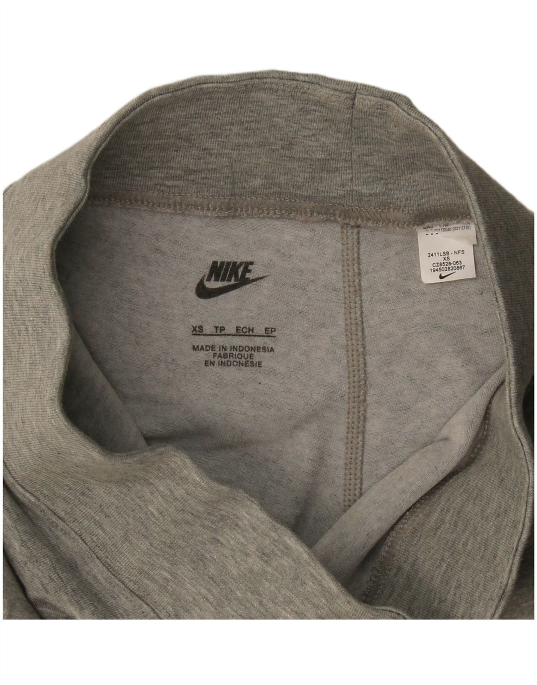 Nike Womens Graphic Leggings UK 6 XS Grey