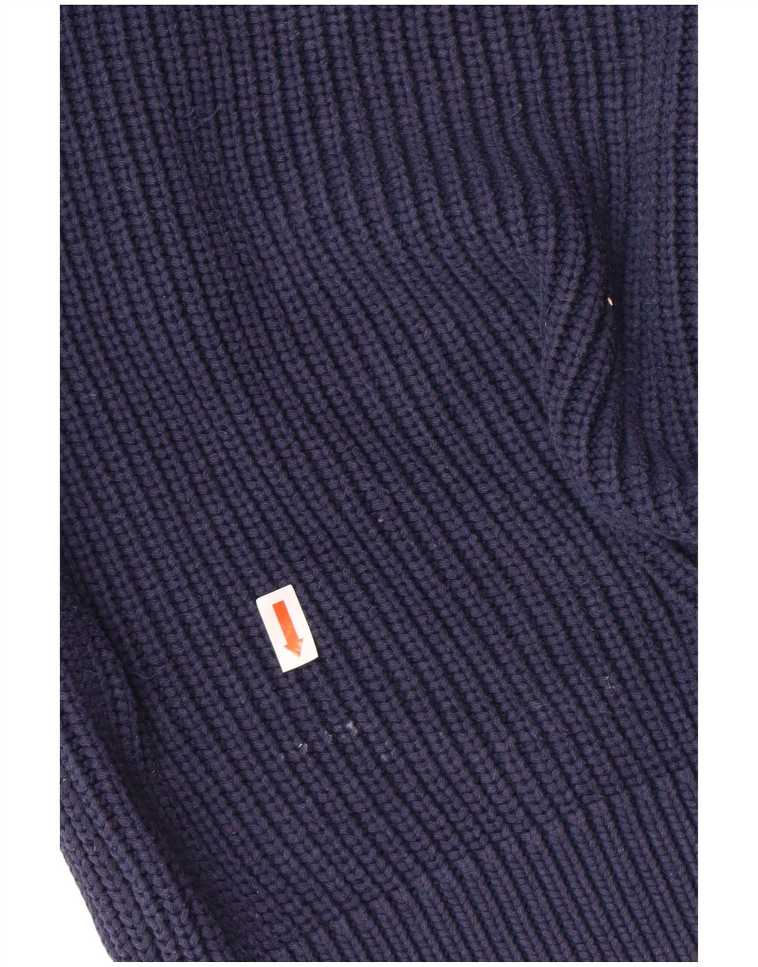 LACOSTE Mens Classic Fit Crew Neck Jumper Sweater Size 5 Large Navy Blue