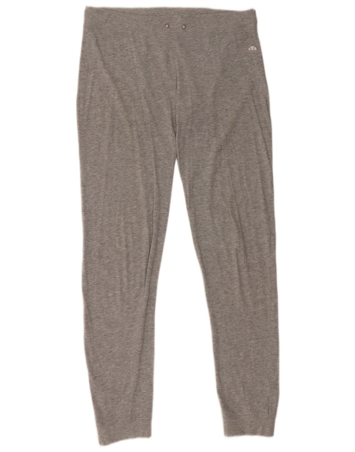 Ellesse Womens Leggings UK 16 Large  Grey Cotton