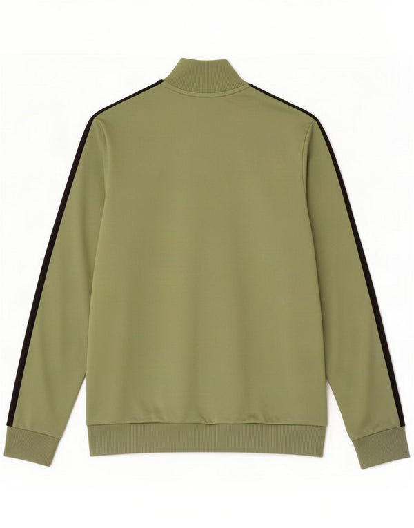 Adidas Boys Tracksuit Top Jacket 13-14 Years Green Colourblock