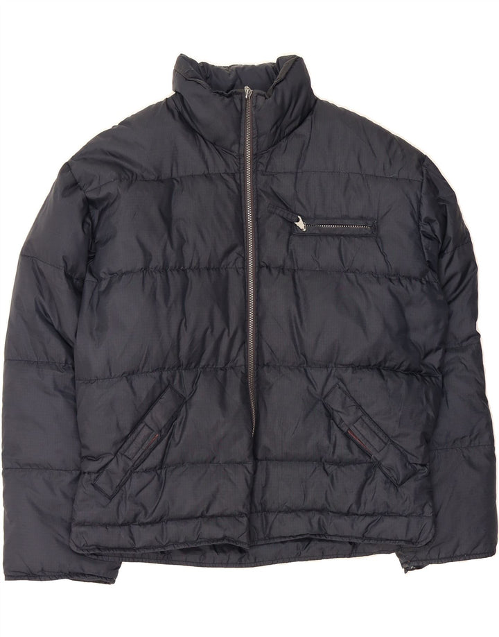 MURPHY & NYE Mens Padded Jacket UK 38 Medium Navy Blue Polyamide Vintage Murphy & Nye and Second-Hand Murphy & Nye from Messina Hembry 