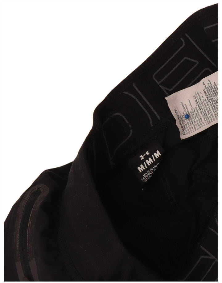Under Armour Mens Graphic Tracksuit Trousers Joggers Medium Black Polyester