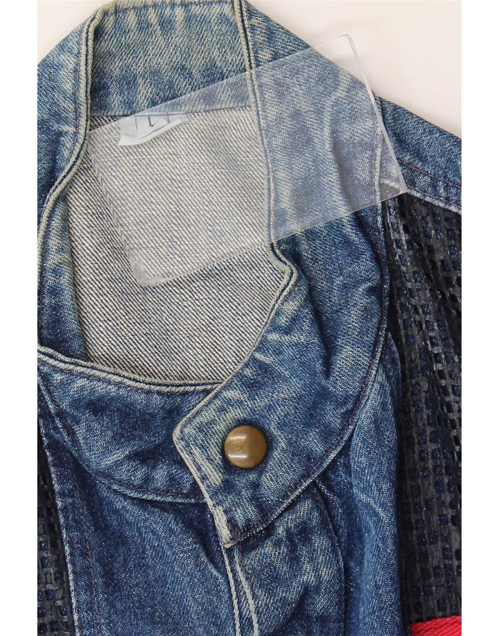 Vintage Mens Denim Jacket UK 40 Large Blue
