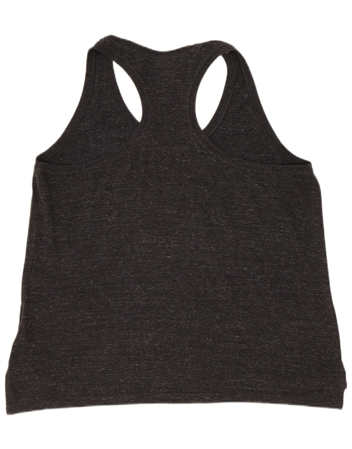 Nike Womens Vest Top UK 14 Large Grey Flecked