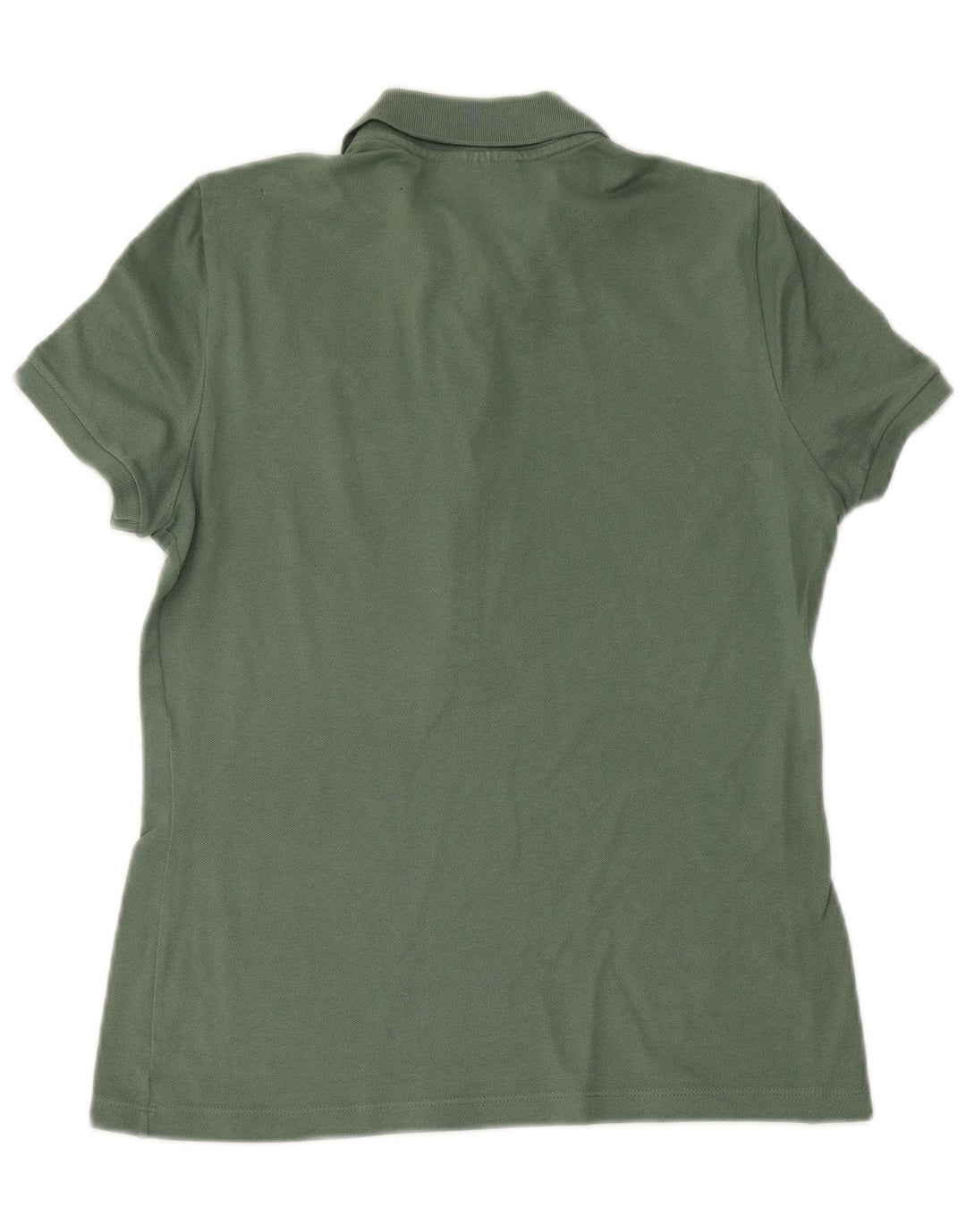 LACOSTE Womens Slim Fit Polo Shirt Size 38 Medium Khaki