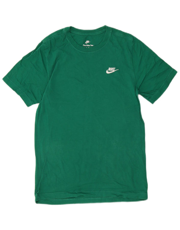 Nike Mens T-Shirt Top XS Green Cotton