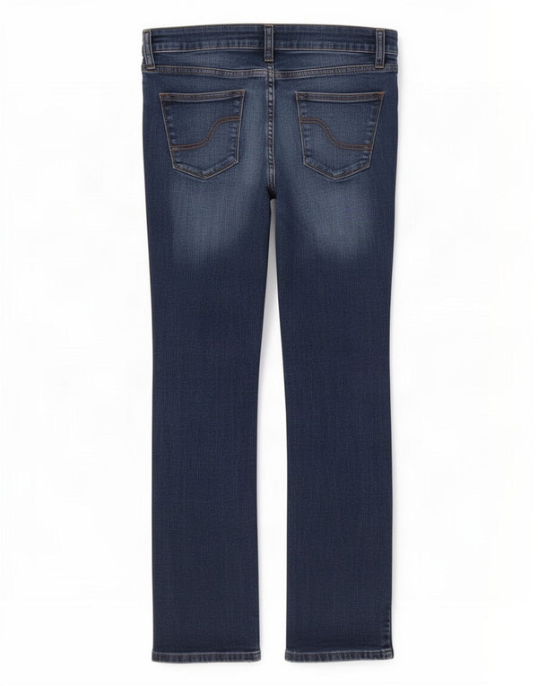 Fat Face Womens Slim Jeans UK 12 Medium W32 L28 Navy Blue Cotton