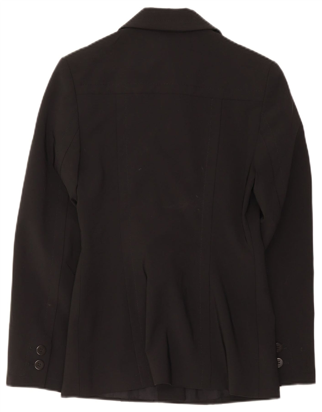 Karen Millen Womens 1 Button Blazer Jacket UK 8 Small Black Polyester