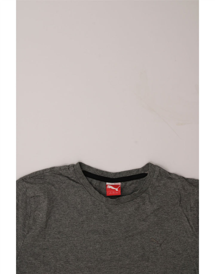 PUMA Mens T-Shirt Top Large Grey Cotton Vintage Puma and Second-Hand Puma from Messina Hembry 