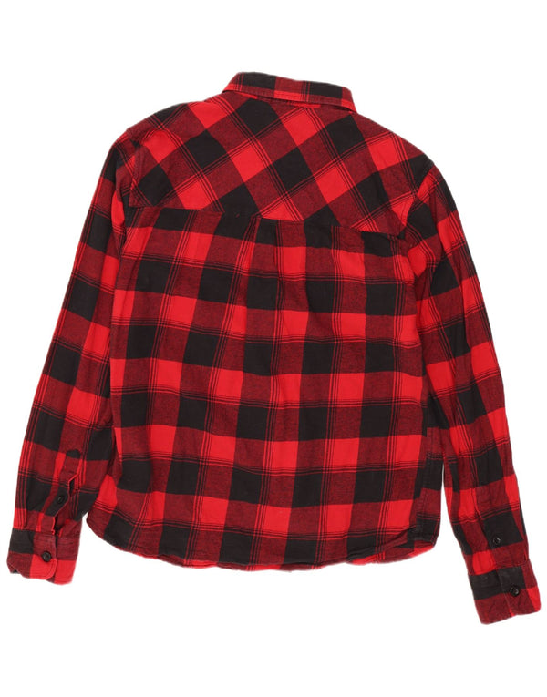 Mountain Warehouse Mens Flannel Shirt Medium Red Check Cotton