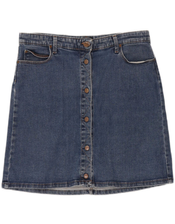 LEE Womens Denim Skirt W31 Medium Blue Cotton