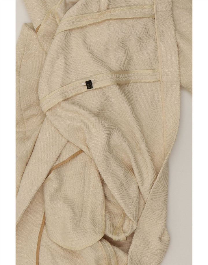 MASSIMO DUTTI Womens Overcoat EU 40 Medium Off White Vintage Massimo Dutti and Second-Hand Massimo Dutti from Messina Hembry 