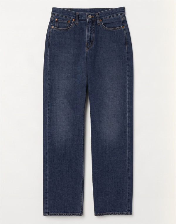 Replay Womens Straight Jeans W27 L32 Blue Cotton