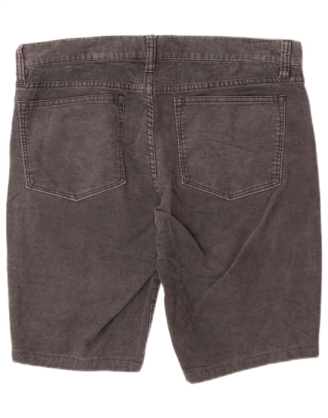 J. Crew Mens Toothpick Corduroy Shorts W30 Medium Grey Cotton