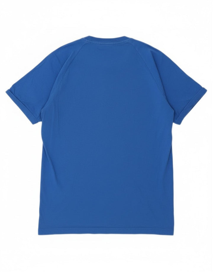 Adidas Mens T-Shirt Top Small Blue Cotton