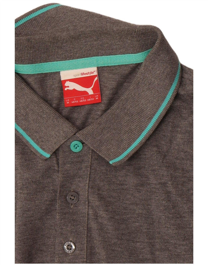 Puma Mens Polo Shirt Medium Grey