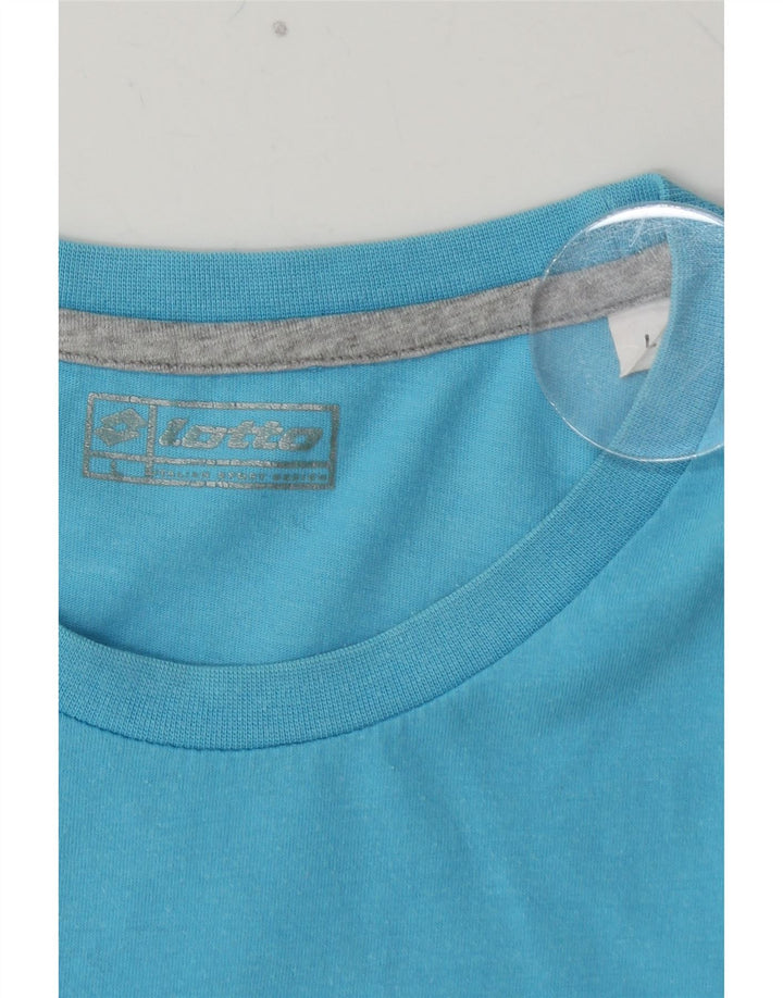 LOTTO Mens Graphic T-Shirt Top Large Blue