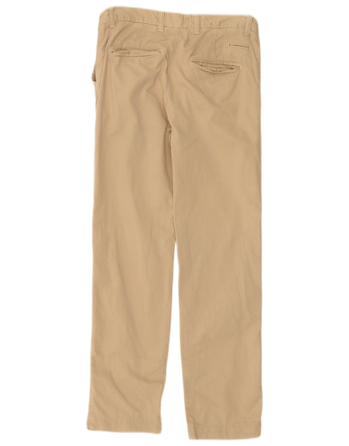 Pierre Cardin Mens Straight Chino Trousers W34 L30 Beige