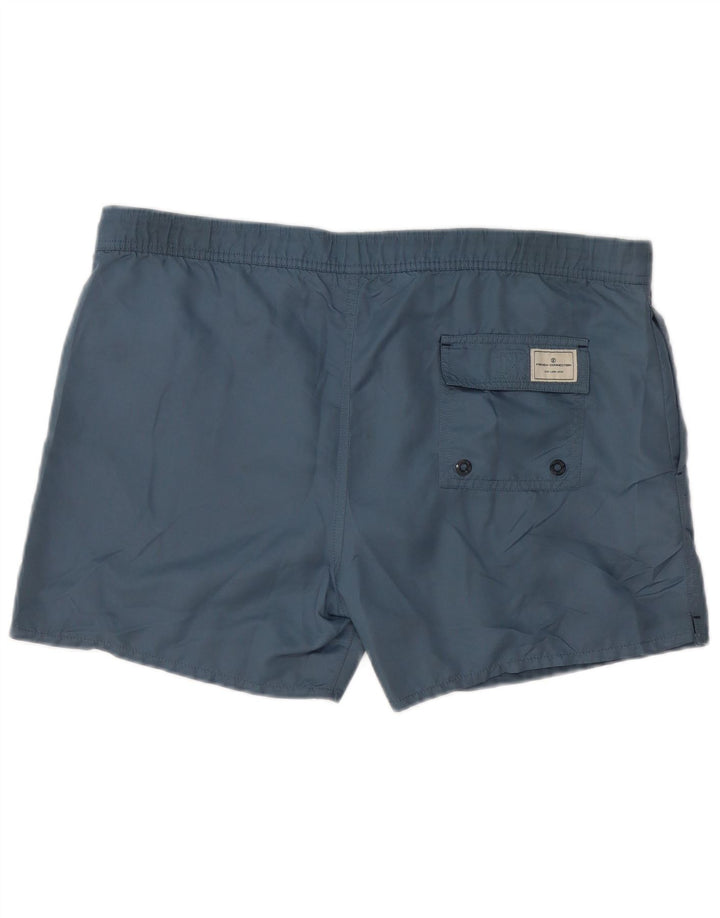 FRENCH CONNECTION Mens Swimming Shorts Large  Grey Polyester