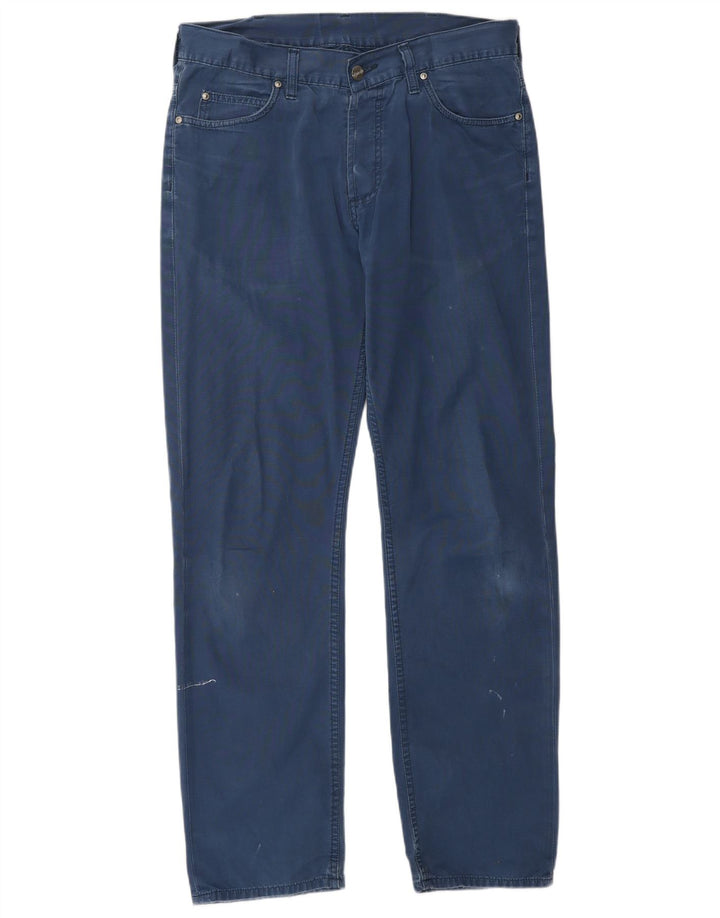 CARHARTT Mens Straight Casual Trousers W32 L30 Blue