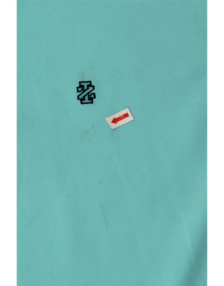 IZOD Mens Polo Shirt XL Blue Polyester Vintage Izod and Second-Hand Izod from Messina Hembry 