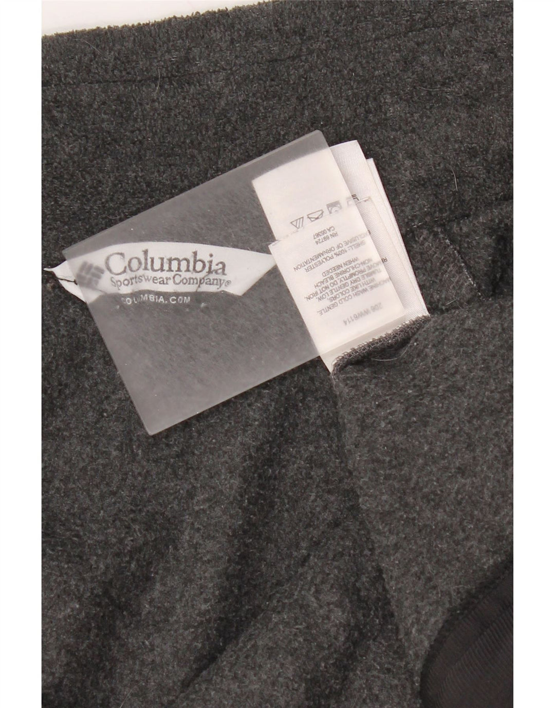 Columbia Mens Fleece Jacket UK 42 XL Grey Polyester