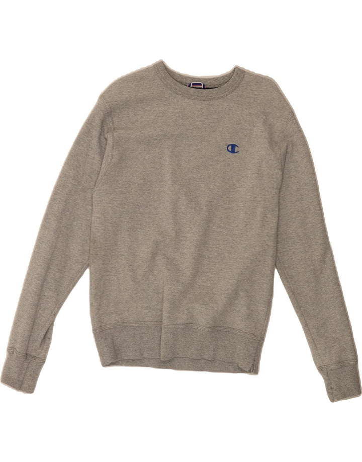 CHAMPION Mens Sweatshirt Jumper Small Grey Cotton Vintage Champion and Second-Hand Champion from Messina Hembry 