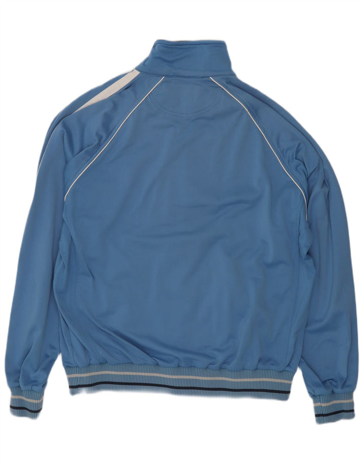 Champion Mens Tracksuit Top Jacket Medium Blue Colourblock Polyester