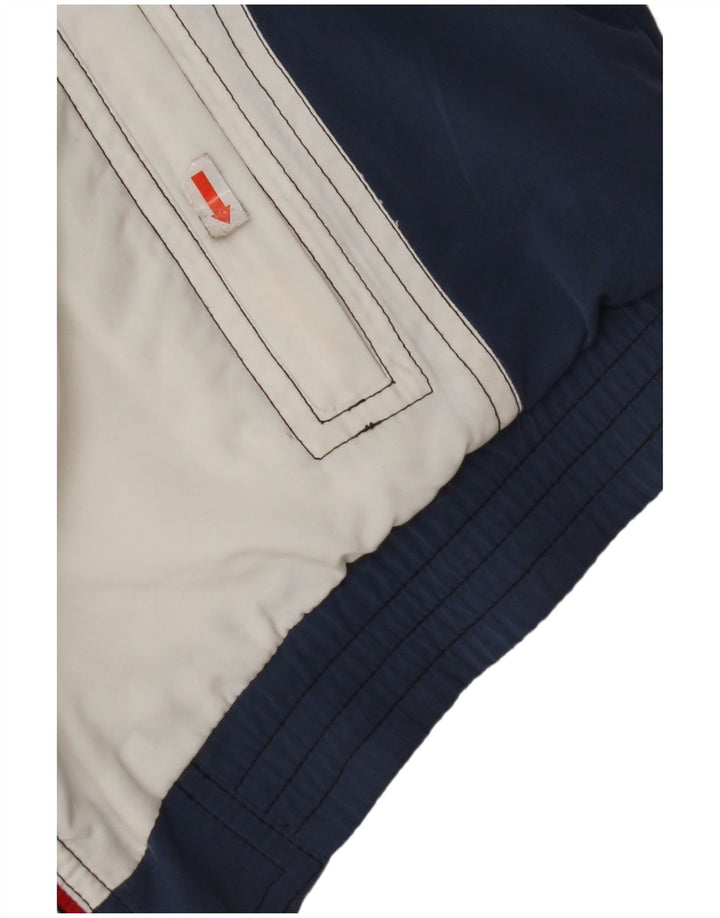 LOTTO Mens Tracksuit Top Jacket UK 36/38 Small White Colourblock Polyester