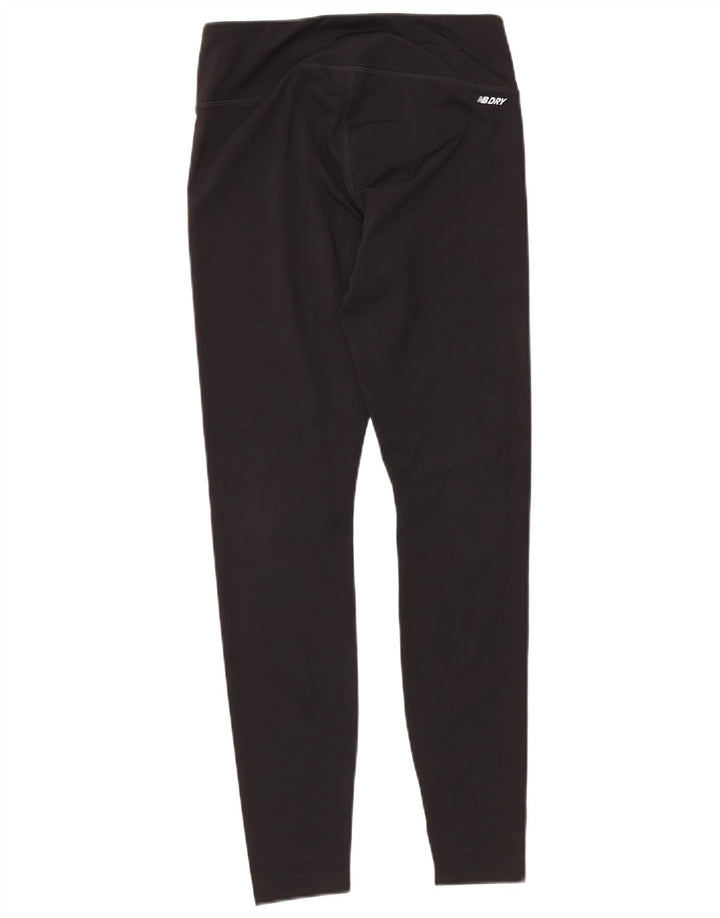 NEW BALANCE Womens Leggings UK 10 Small  Black